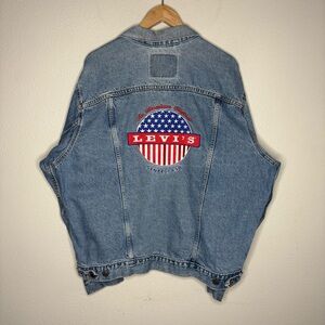 Levi Strauss Denim Jacket 70507-0389 Men’s Size Large Made in USA Vintage